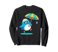 Oiseau Mignon sous Parapluie Cadeau Graphique pour Hommes, Femmes, Enfants Sweatshirt