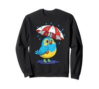 Oiseau Mignon sous Parapluie Cadeau Graphique pour Hommes, Femmes, Enfants Sweatshirt