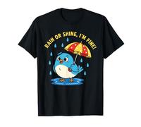 Oiseau Mignon sous Parapluie Cadeau Graphique pour Hommes, Femmes, Enfants T-Shirt
