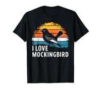 Oiseau Moqueur Nature Amoureux Oiseau Oiseau Oiseau Vintage T-Shirt