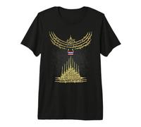 Oiseau Muay Thai - Bouddha Tatouage Kickboxing Culturel Sak Yant T-Shirt Haut de Gamme