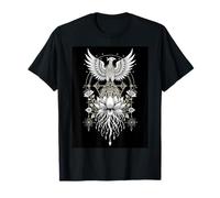 Oiseau Mythique Lotus Blossom New Beginning Transformation T-Shirt