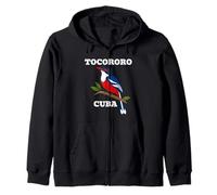 Oiseau National de Tocororo, Cuba Sweat à Capuche