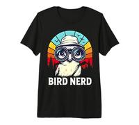 Oiseau Nerd Shirt Observation des Oiseaux Ornithologue Drôle T-Shirt Haut de Gamme