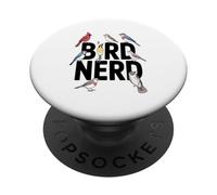 Oiseau Nerd Wildlife Nature Spotter PopSockets PopGrip Adhésif