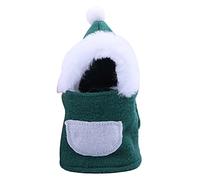 Oiseau Père Noël Sweat à Capuche drôle de Noël Petit Animal de Compagnie Costume de Noël Perroquet vêtements d ' Hiver pour Perruche calopsitte Perroquet vêtements