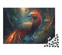 Oiseau phénix Mythique Puzzle 1000 Pièces Adultes intéressant Puzzles 1000 Pièce Jeu Éducatif Décor À La Maison 52x38cm/1000pcs