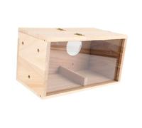 Oiseau pour Perroquets Boîte de Nidification Transparente pour Calopsittes Petits Oiseaux Décoration de Jardin Extérieure Sécurisé Observatoire Comportements de Nidification