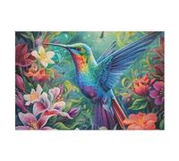 Oiseau Puzzle Adulte 1000 Pièces Artisanat Cadeau Famille Puzzles Classique 3D Puzzle Jouet en Bois Cadeau Unique Décoration Intérieure (75×50cm)