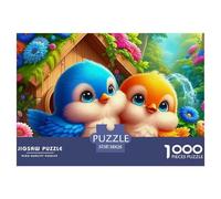 Oiseau Puzzle De Qualité Supérieure 1000 Pièces Enfants Oiseau Le Challenge Jeux Éducatifs .Lettres Au Dos 38x26cm/1000pcs