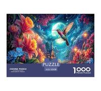 Oiseau Puzzle Défi 1000 Pièces pour Adultes, Jeux ÉduChatifs, Faune Sauvage Puzzle Cadeau Pratique Et Décoration De Maison 52x38cm/1000pcs