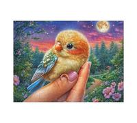 Oiseau rêveur perché sur Une Main Puzzles 500 Pièces pour Adultes Educa Qualité Supérieure Jeu De Réflexion Famille Vision Relaxation Artistique 500 PCS