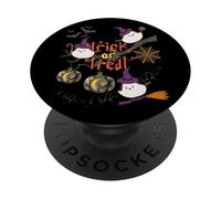 Oiseau Shimaenaga | Citrouille | Oiseaux Japonais | Magicien | Petits Oiseaux Japonais PopSockets PopGrip Adhésif