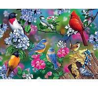 Oiseau sur Une Branche - Puzzle en Bois de 300 pièces - Créez Une pièce décorative pour la Maison ou Le Bureau