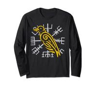Oiseau Symbole 2 Valhalla Viking Combat Histoire Cadeau Manche Longue