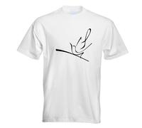 Oiseau T-Shirt Impression Haut Fun Design Imprimé