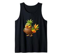 Oiseau Tropical de Noix de Coco Mignon île Animal Art Débardeur