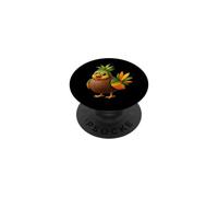 Oiseau Tropical de Noix de Coco Mignon île Animal Art PopSockets PopGrip Adhésif