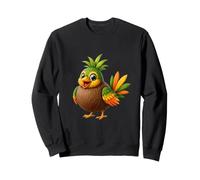 Oiseau Tropical de Noix de Coco Mignon île Animal Art Sweatshirt