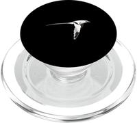 Oiseau Tropical Volant Un Oiseau Tropical Noir et Blanc PopSockets PopGrip pour MagSafe