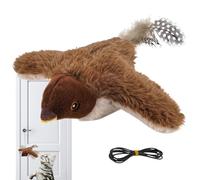 Oiseau Volant Pour Chats | Animal De Compagnie Interactif Électrique Réaliste - Oiseau Volant Électrique Gazouillis Battements Ailes Pour Chat,Pour Course Exercice Enrichissement Jeu Intérieur Et