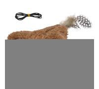 Oiseau volant pour chats | Jeu interactif à distance | Jouet pour chat moineau gazouillant à distance | pour faire de l'exercice contre l'ennui des chatons de petite, moyenne et grande race en plein a