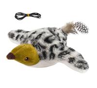 Oiseau Volant Pour Chats - Jouet Électrique Pour Animal - Oiseau Volant Électrique Gazouillis Battements Ailes Pour Chat | Pour Exercice Et Jeu Des Chatons Et Chats De Toutes Tailles En Extérieur