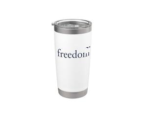 Oiseau volant pour la liberté d'expression Gobelet isotherme en acier inoxydable double paroi