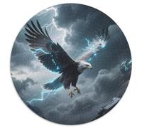oiseauof Prey, Puzzle 1000 Pièces Rond, Moment Convivial Et Stimulant, Parfait pour Famille Ou Décoration, Adapté Dès 8 Ans, 1000pcs (67.5x67.5cm)