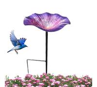 Oiseaux - Alimentation florale résistante aux intempéries - Station d'alimentation avec bol de bain | Pour jardin, pelouse, oiseaux sauvages : colibri, charbonnier, pinson, moineau