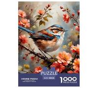 Oiseaux Branches Fleurs Puzzle 1000 Pièces Educa Jouet en Bois Jeu D'Intelligence Décoration Intérieure Jeu Éduchatif Challenge Toy Adultes & Enfants des 14 Ans 38x26cm/1000pcs