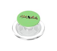 Oiseaux chantants domestiques sur Branche Vintage Nature Oiseau PopSockets PopGrip pour MagSafe