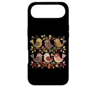 Oiseaux chanteurs des Bois d'automne avec Feuilles et Glands Coque pour iPhone Air