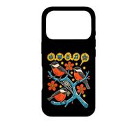 Oiseaux chanteurs pensant Cerveau Oiseau rétro Art Populaire Coque pour iPhone 17 Pro