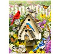 Oiseaux dans L'arrière-Cour Jigsaw Puzzle 1000 Pièces