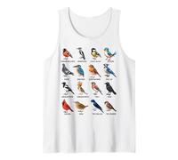 Oiseaux de Jardin ornithologie Nature éducatif garçons Filles Enfants Débardeur