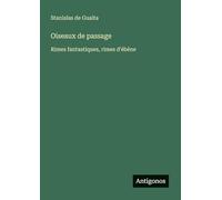 Oiseaux de passage: Rimes fantastiques, rimes d'ébène