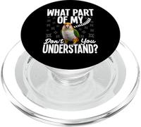 Oiseaux d'observation des Oiseaux Comprendre la caïque à Ventre Blanc PopSockets PopGrip pour MagSafe