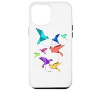 Oiseaux drôles en Origami Kirigami Grue en Papier Pliant Coque pour iPhone 12 Pro Max