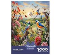 Oiseaux et Fleurs Puzzle 1000 Pièces Educa Jouet en Bois Divertissement Créatif De l'art De La Décoration Jeu Éduchatif Challenge Toy Adultes Et Enfants À Partir De 14 Ans 70x50cm/1000pcs