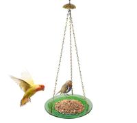 Oiseaux et oiseaux - Plateau de nourriture raffiné comme élément décoratif pour oiseaux de fenêtre avec imprimé floral | pour utilisation en extérieur, patio, jardin, porche, balcon, parc, arbre et