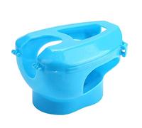 Oiseaux Fixation, Pigeon Cadre de Fixation Oiseau Blessé Fixation Support pour Médicament d'alimentation Mangeoire(Bleu)