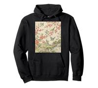 Oiseaux Japonais en Fleurs de Cerisier Koi Art Sweat à Capuche