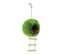 Oiseaux pour cage - Petit tissu d' simulée, élevage sûr pour perruches, linge de lit confortable pour canaris | Retrait de paille naturelle, volière pour animaux de compagnie, jardin
