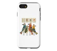 Oiseaux rétro Vintage Mahjong Coque pour iPhone SE (2020) / 7/8