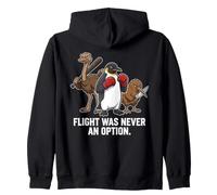 Oiseaux sans vol Combattant Autruche Pingouin Kiwi drôle Sweat à Capuche