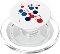 Oiseaux Sauvages Japonais, Rouge, Bleu, Pois, Rond, à Pois, kansai, événement, Famille, Assorti PopSockets PopGrip pour MagSafe
