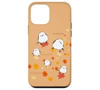 Oiseaux Shimaenaga | Érable | Feuilles d'automne | Érable | Japon | Oiseaux Blancs Hokkaido | Automne Coque pour iPhone 12 Mini