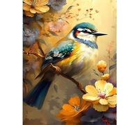 Oiseaux sur la Branche printanière - Puzzle en Bois de 1000 pièces - adapté aux Adultes et aux familles