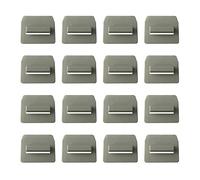 Oisinlas Lot de 16 Clips de Pare-Soleil pour Toit ouvrant compatibles, Accessoires d'installation de protecteurs de Chaleur/Soleil (Blanc)